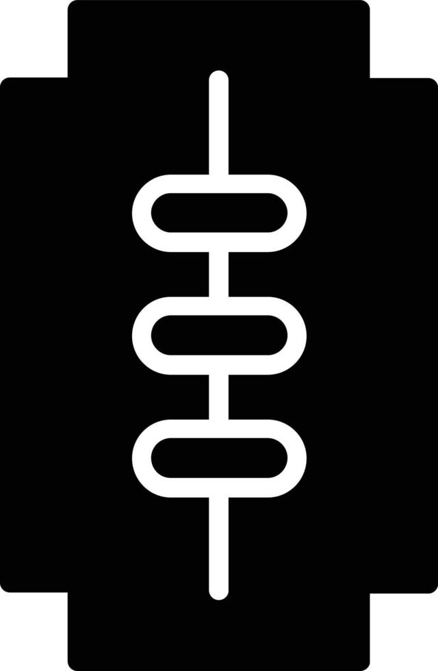 Self Harm Glyph Icon vector