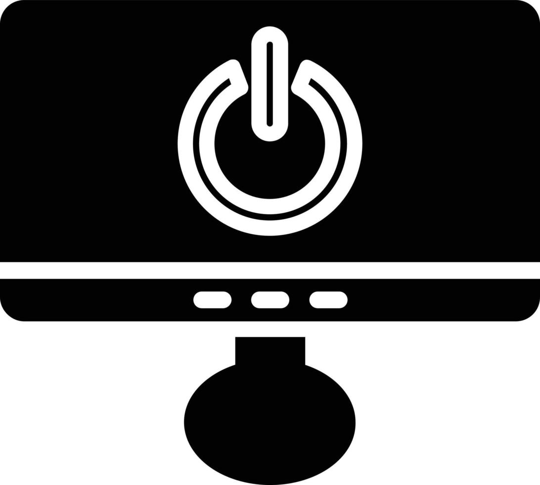 Turn Off Glyph Icon vector