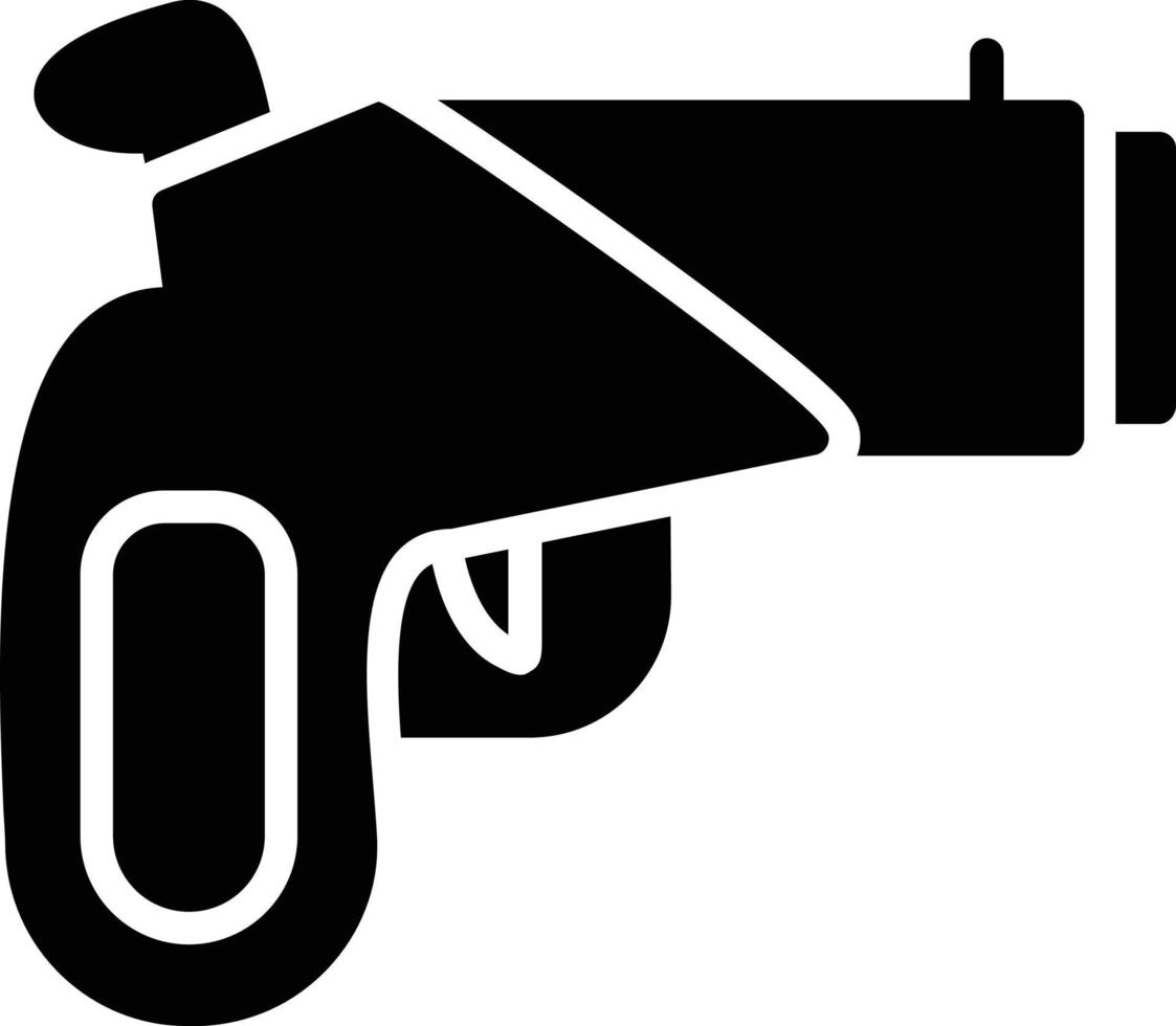 Flare Gun  Glyph Icon vector