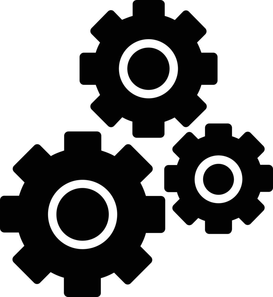 Solution Glyph Icon vector