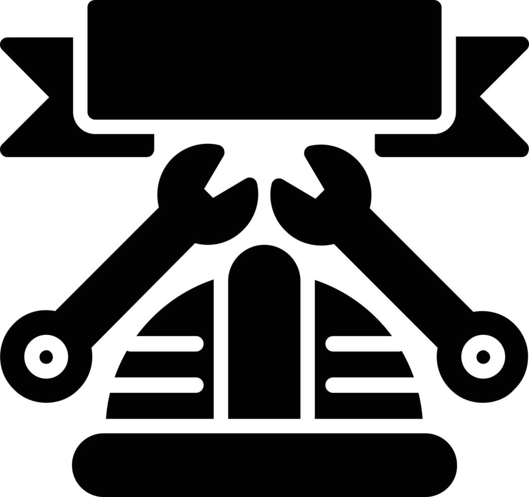 Labour Day Glyph Icon vector