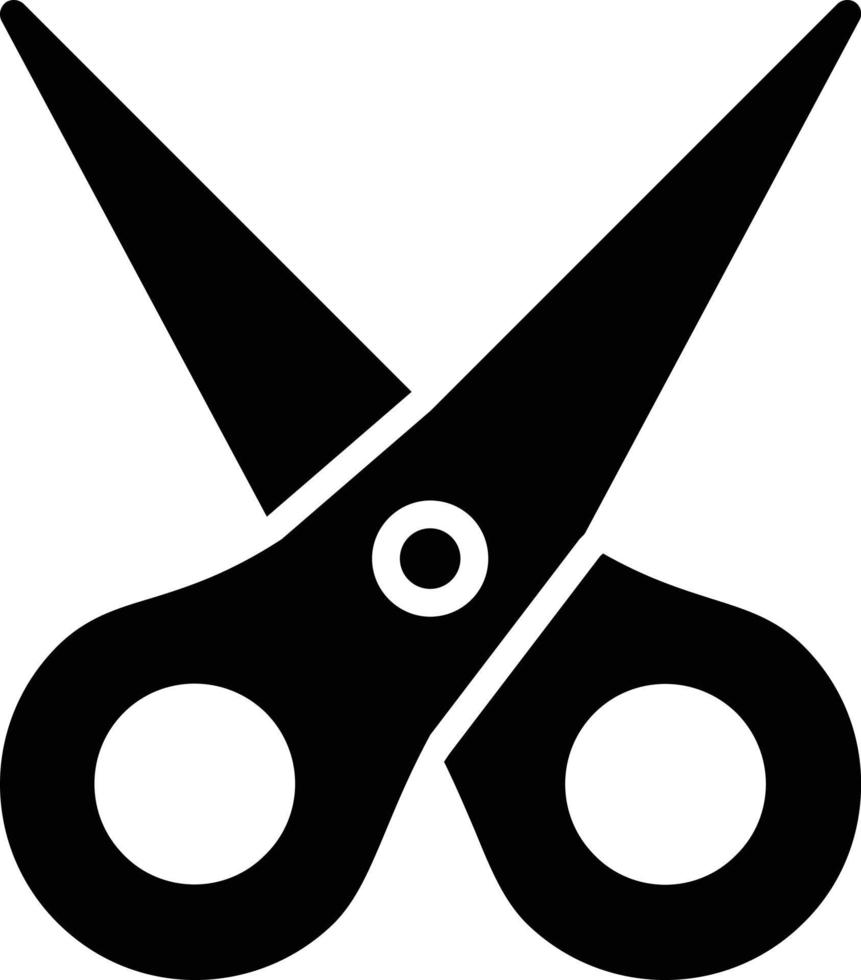 Scissor Glyph Icon vector