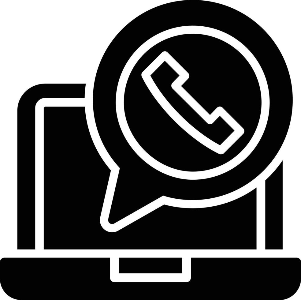 Chat Glyph Icon vector