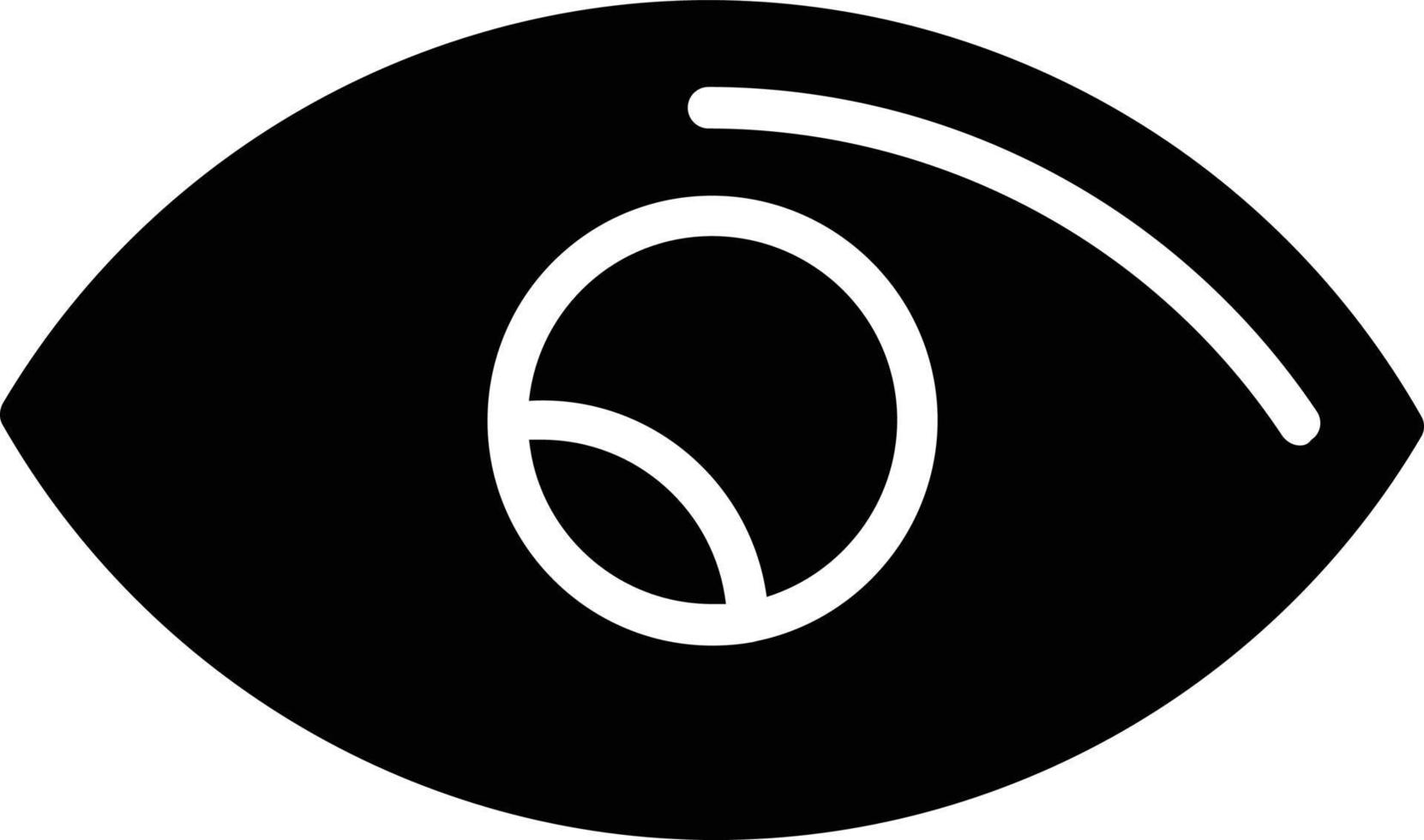 Eye Glyph Icon vector