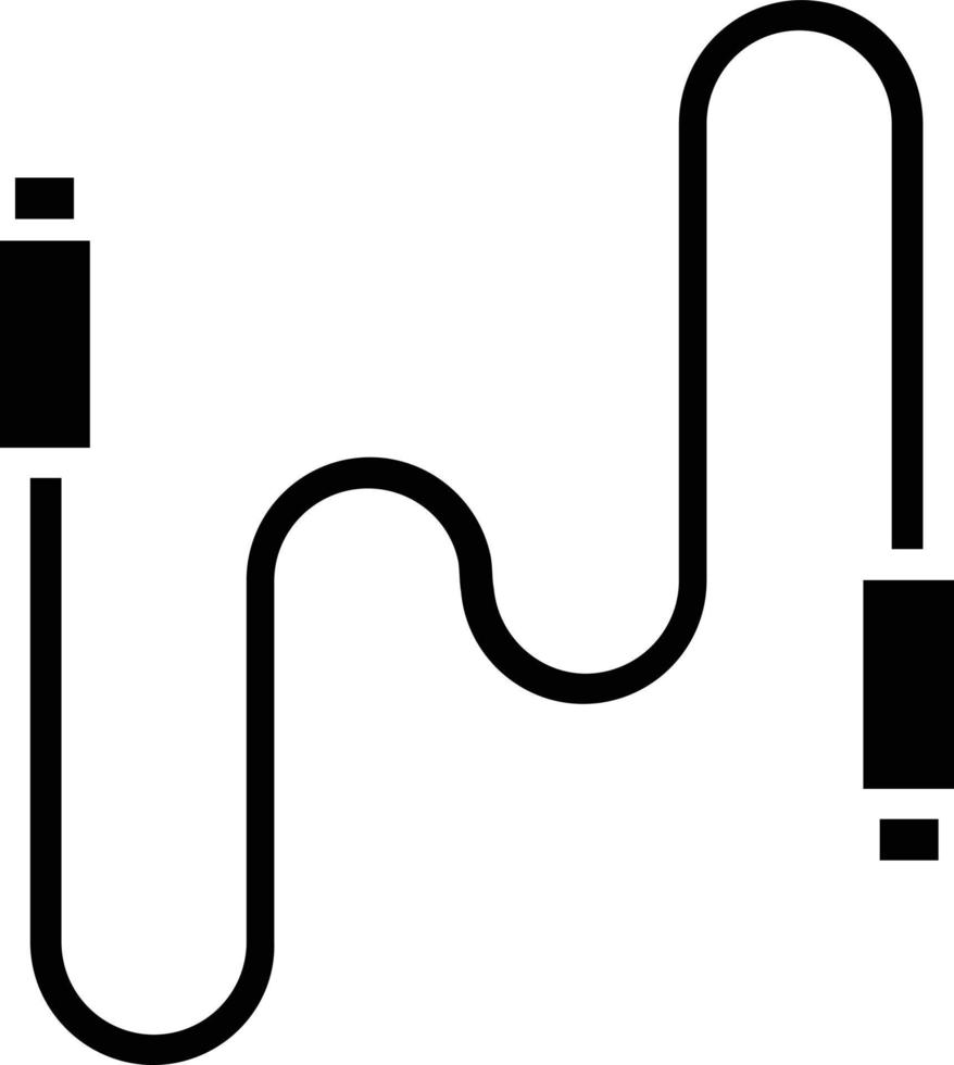 Cable Glyph Icon vector