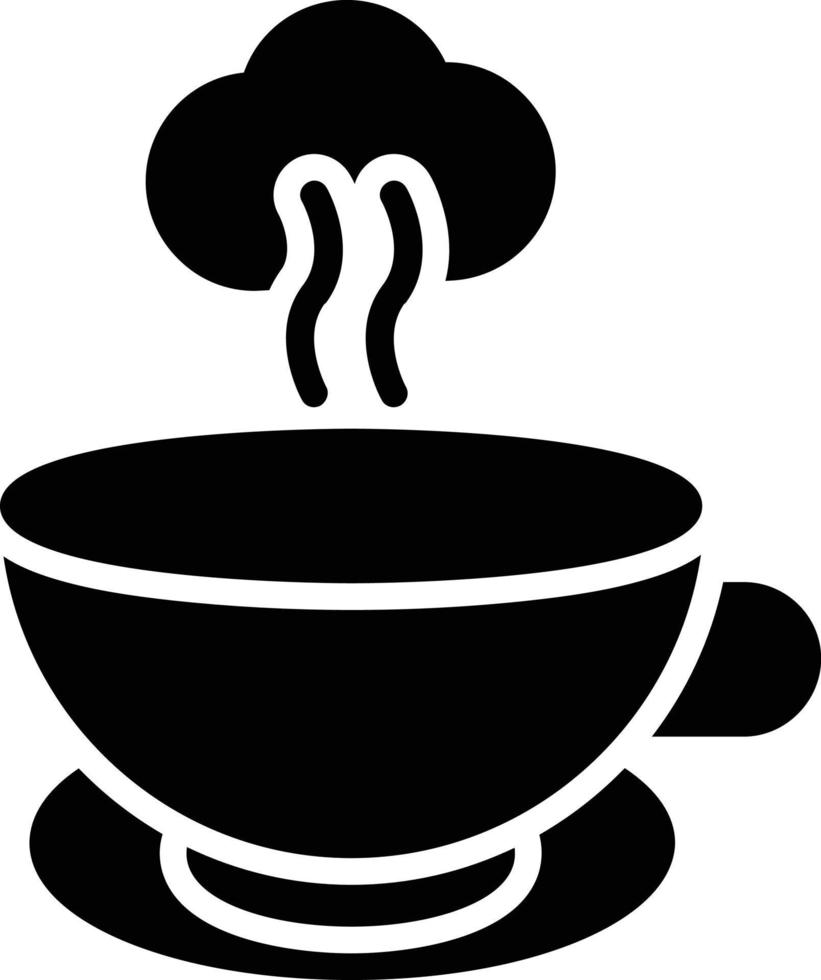 icono de glifo de café vector