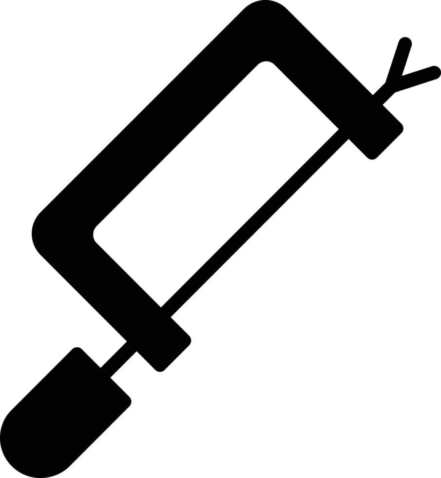 Hacksaw Glyph Icon vector