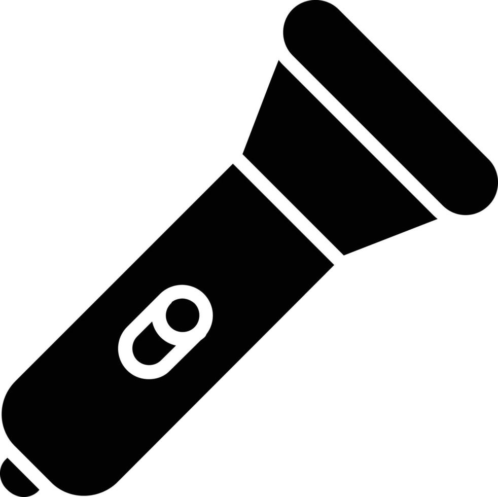 Flash Light Glyph Icon vector