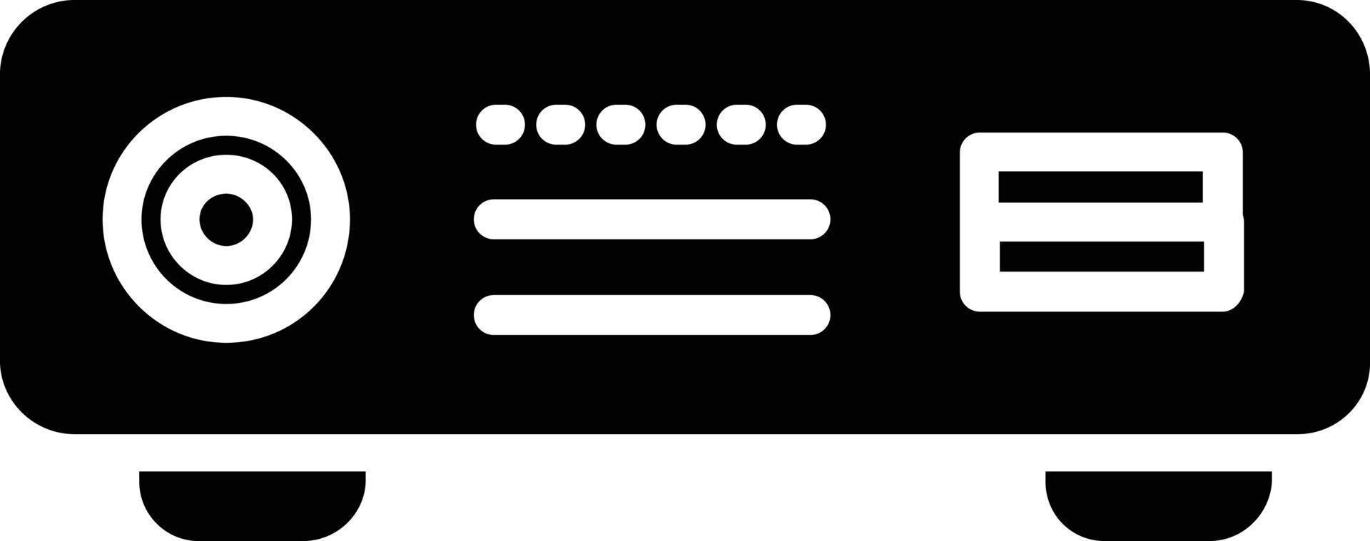 Projector Glyph Icon vector