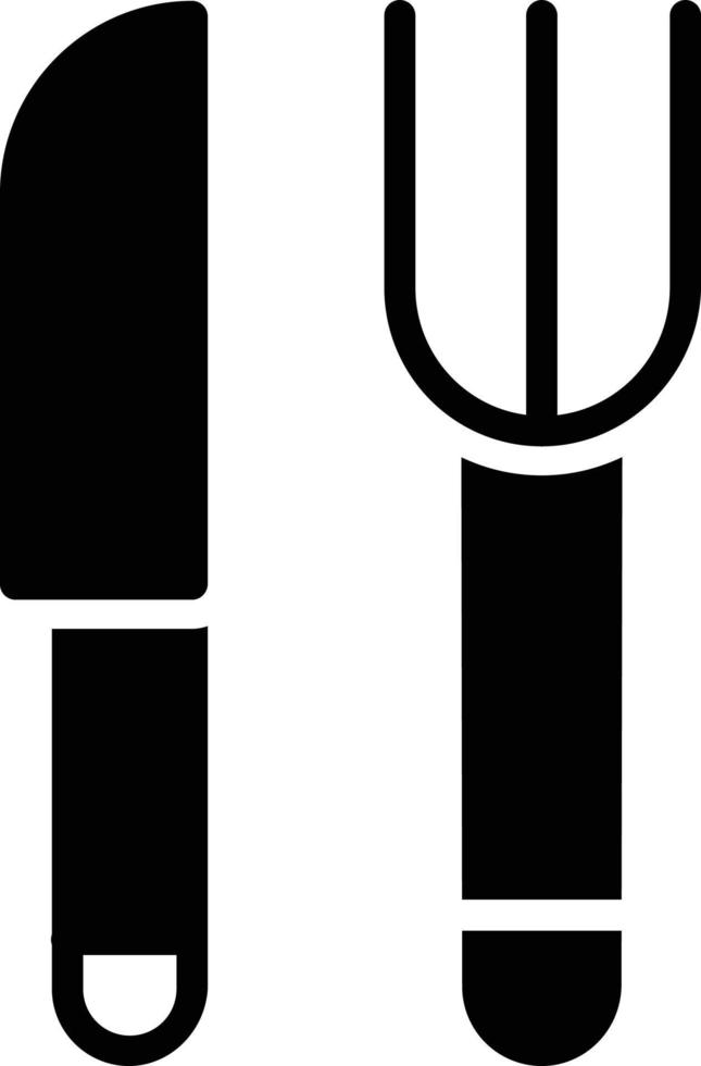 Cooking Utensils Glyph Icon vector