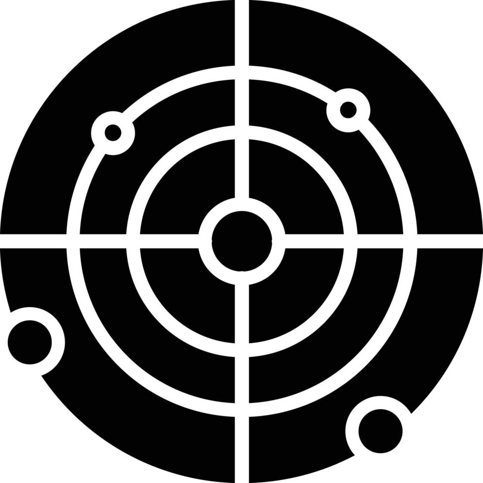 Sonar  Glyph Icon vector