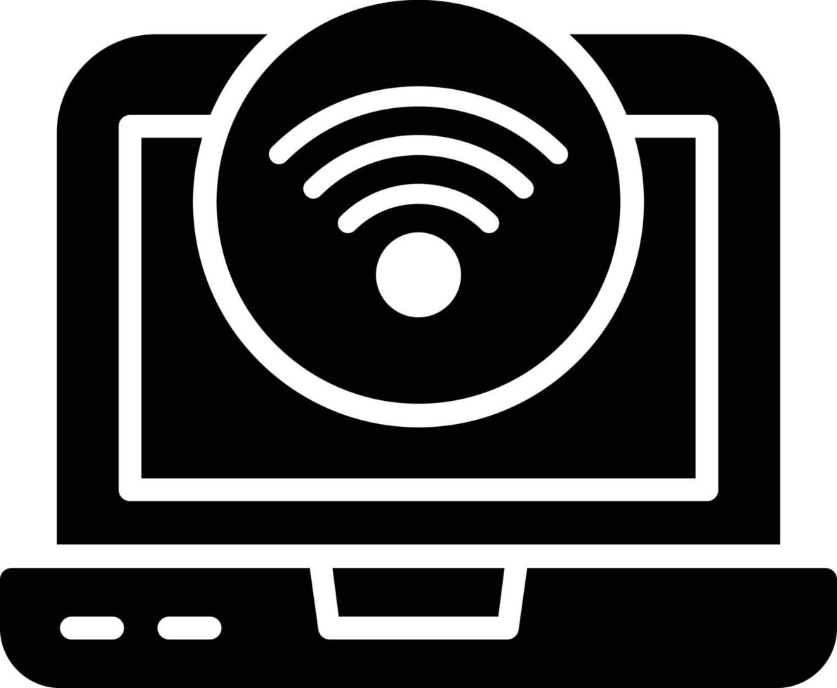 icono de glifo wifi vector