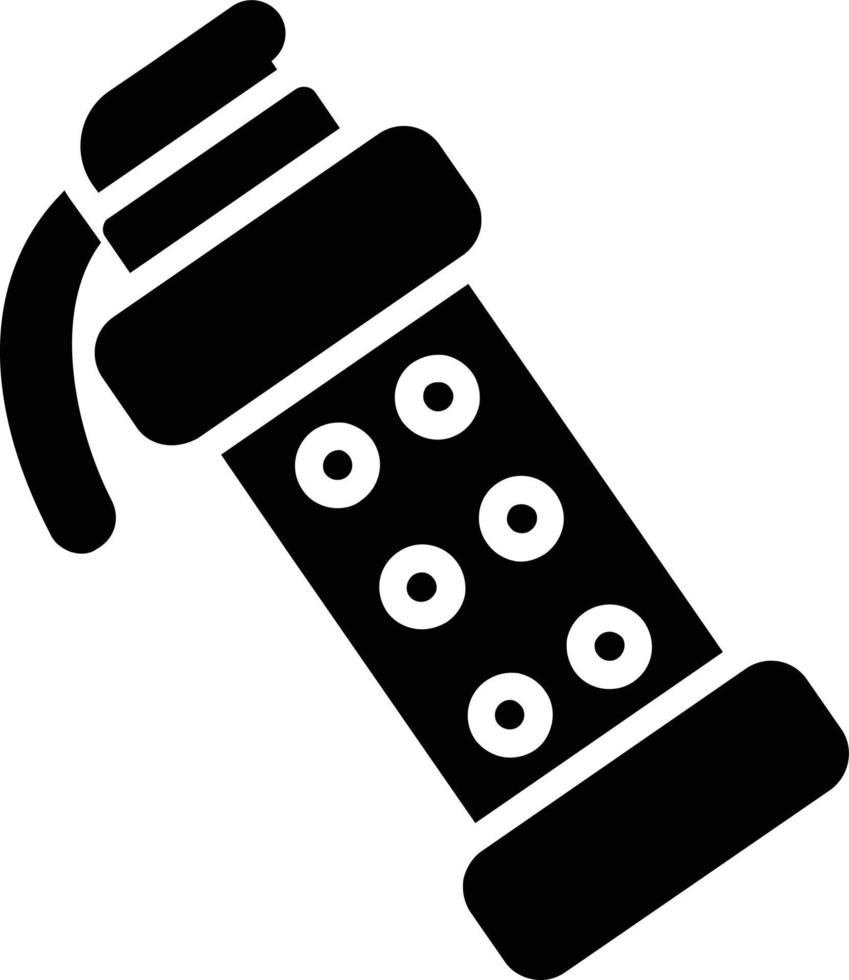 Stunt Grenade  Glyph Icon vector
