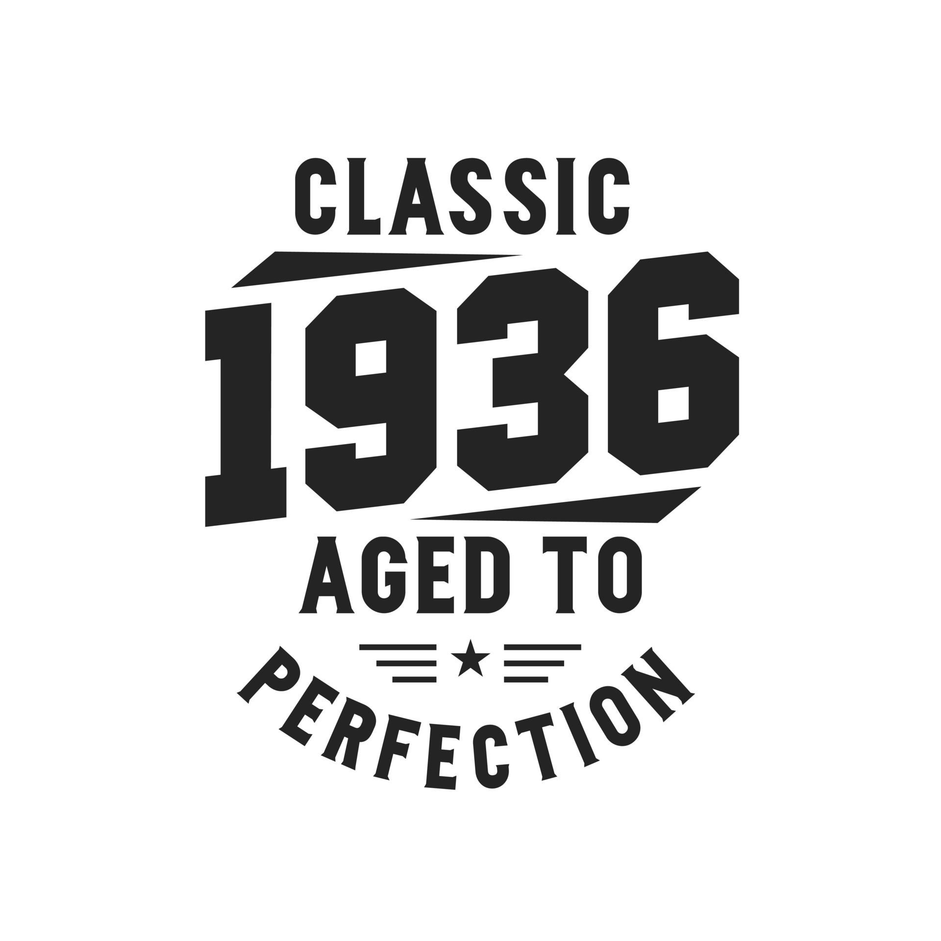 Born in 1936 Vintage Retro Birthday, Classic 1936 The Legends 9681435