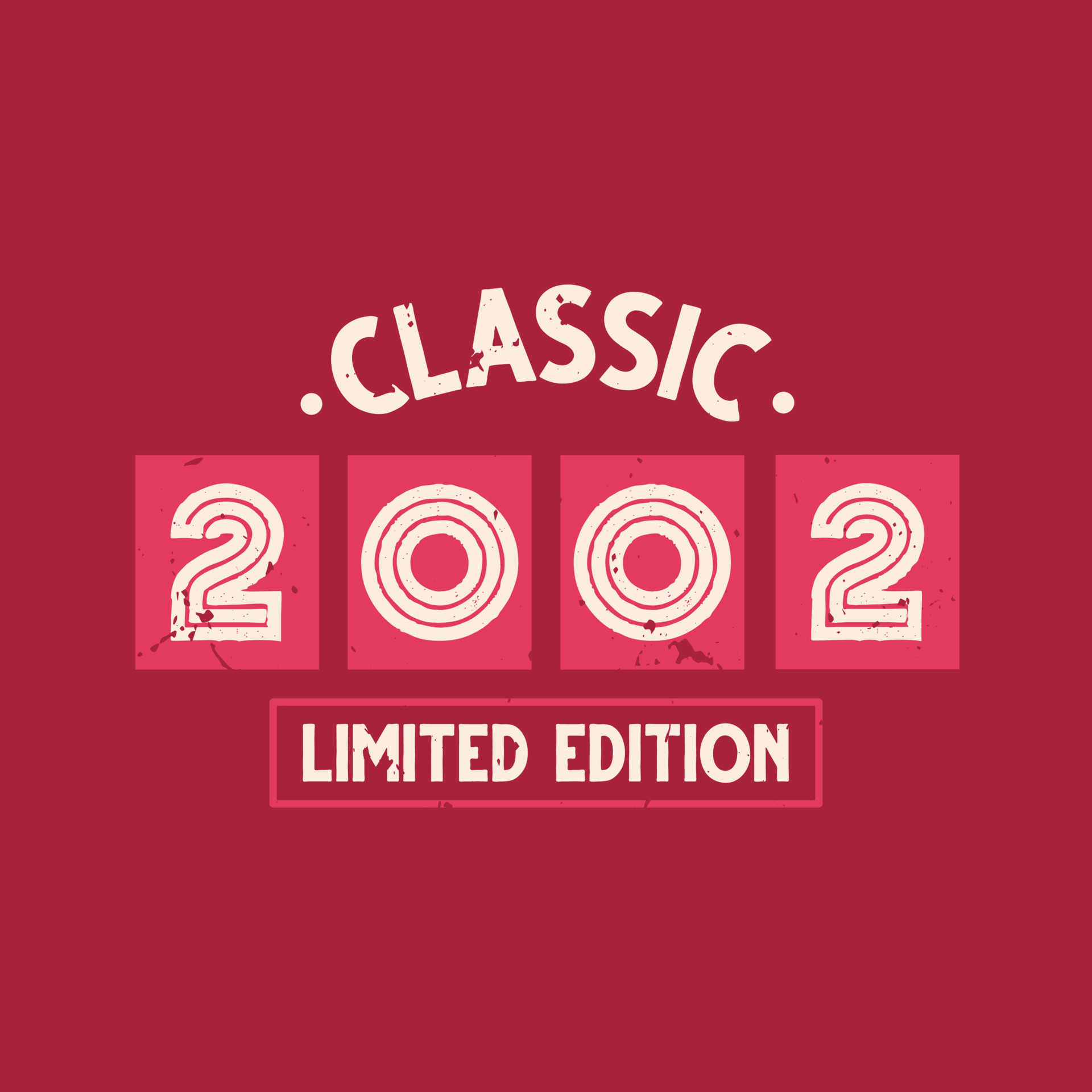 Classic 2002 Limited Edition 2002 Vintage Retro Birthday 9681764