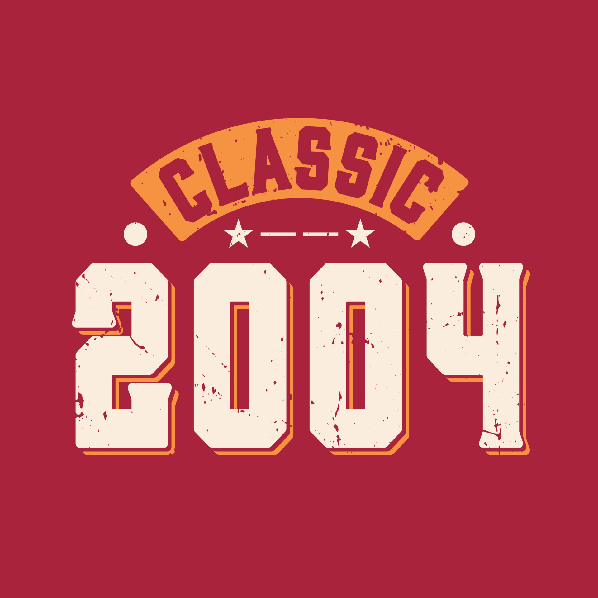 Classic 2004 2004 Vintage Retro Birthday 9681865 Vector Art at Vecteezy
