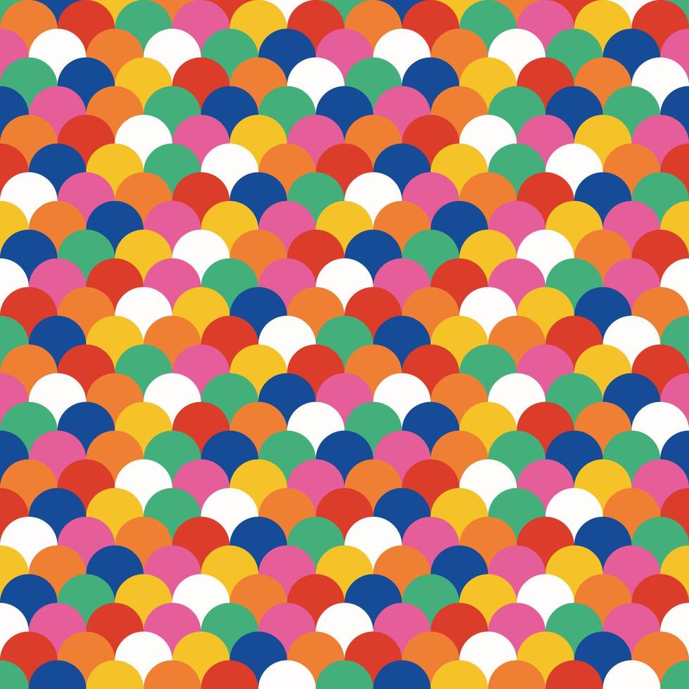 Abstract vector pattern design. Seamless pattern with colorful simple shapes. Geometric shape modern stylish texture.