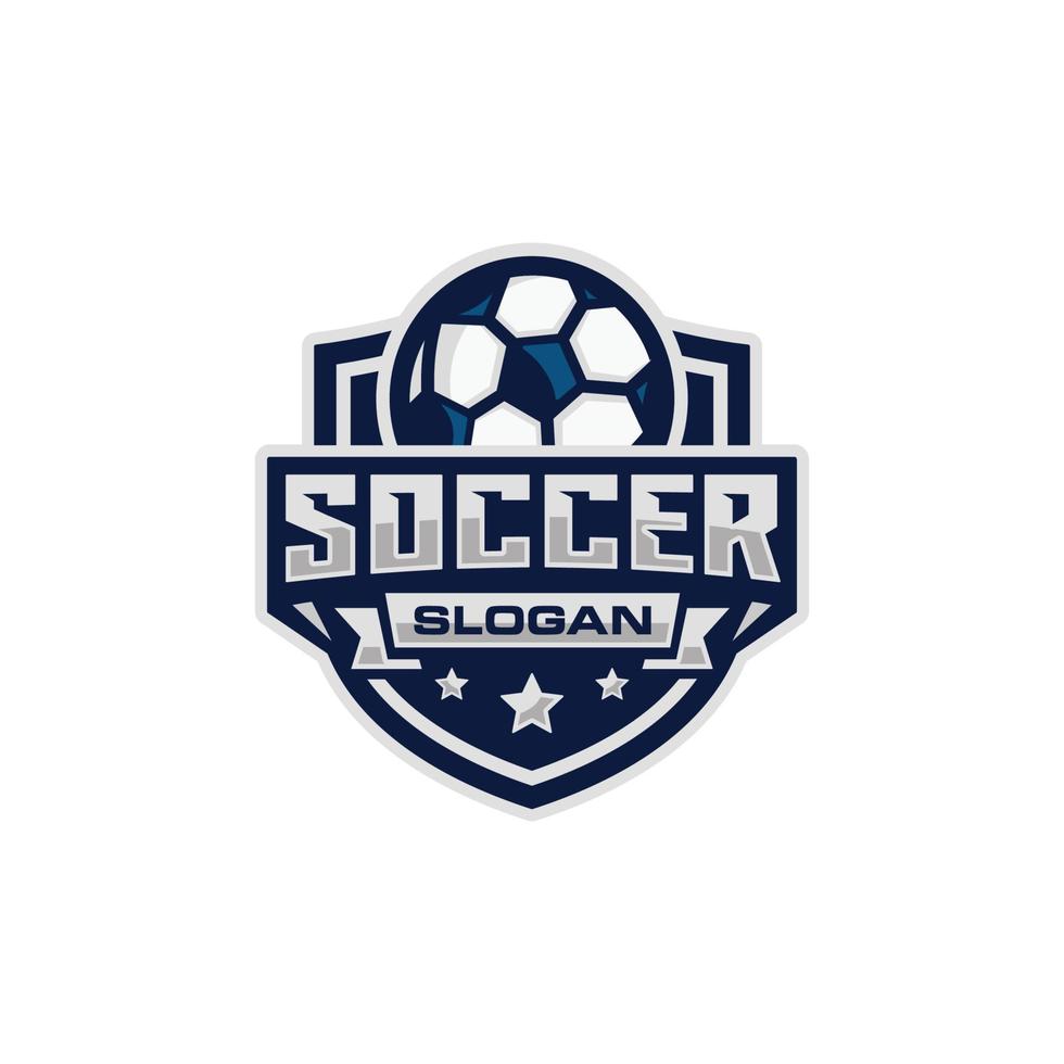 Soccer team emblem logo vector