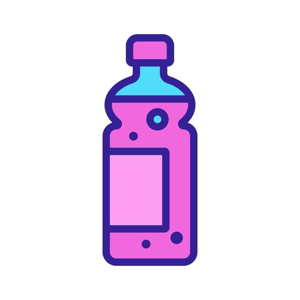 fizzy drink icon vector. Isolated contour symbol illustration vector