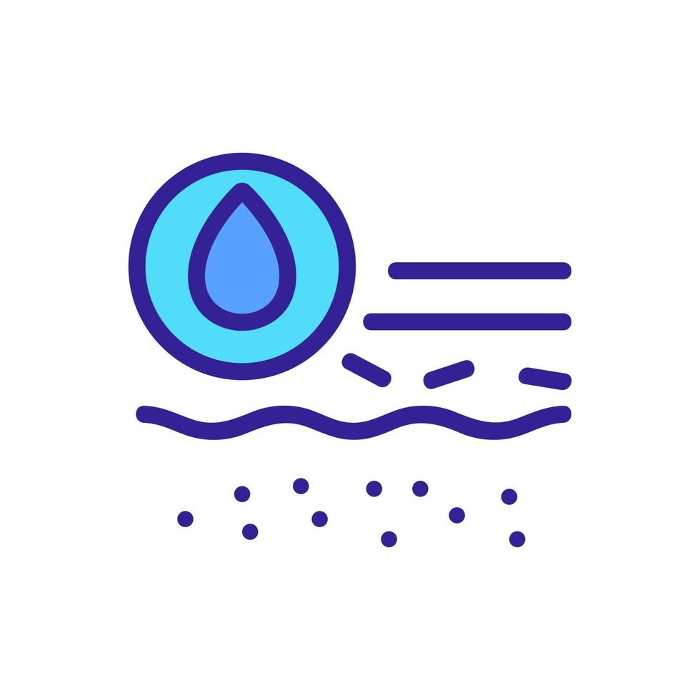 watering soil icon vector outline illustration