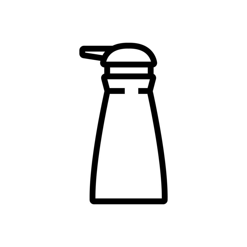 push dispenser of antibacterial hygiene products icon vector outline illustration