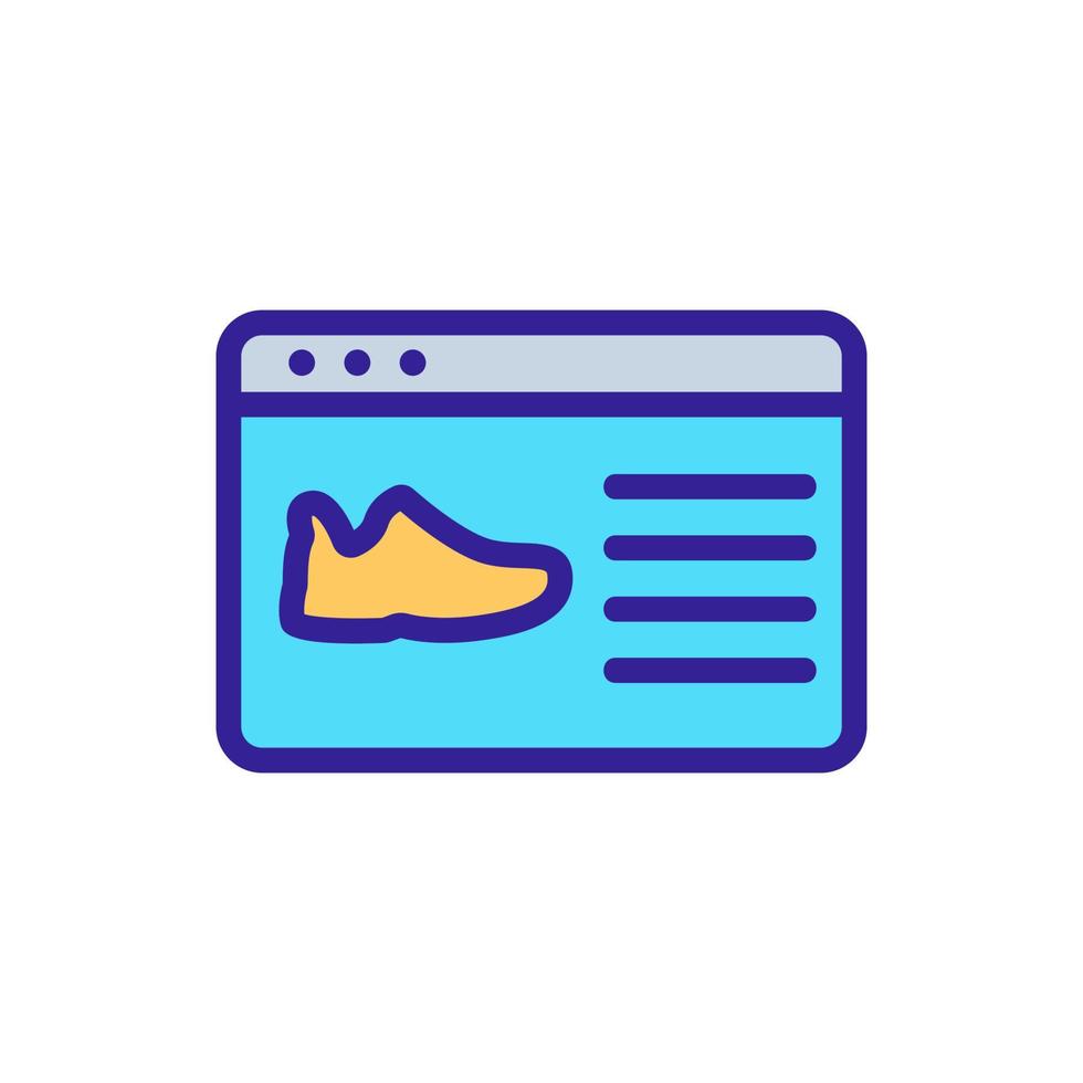 discount shoe card icon vector outline illustration