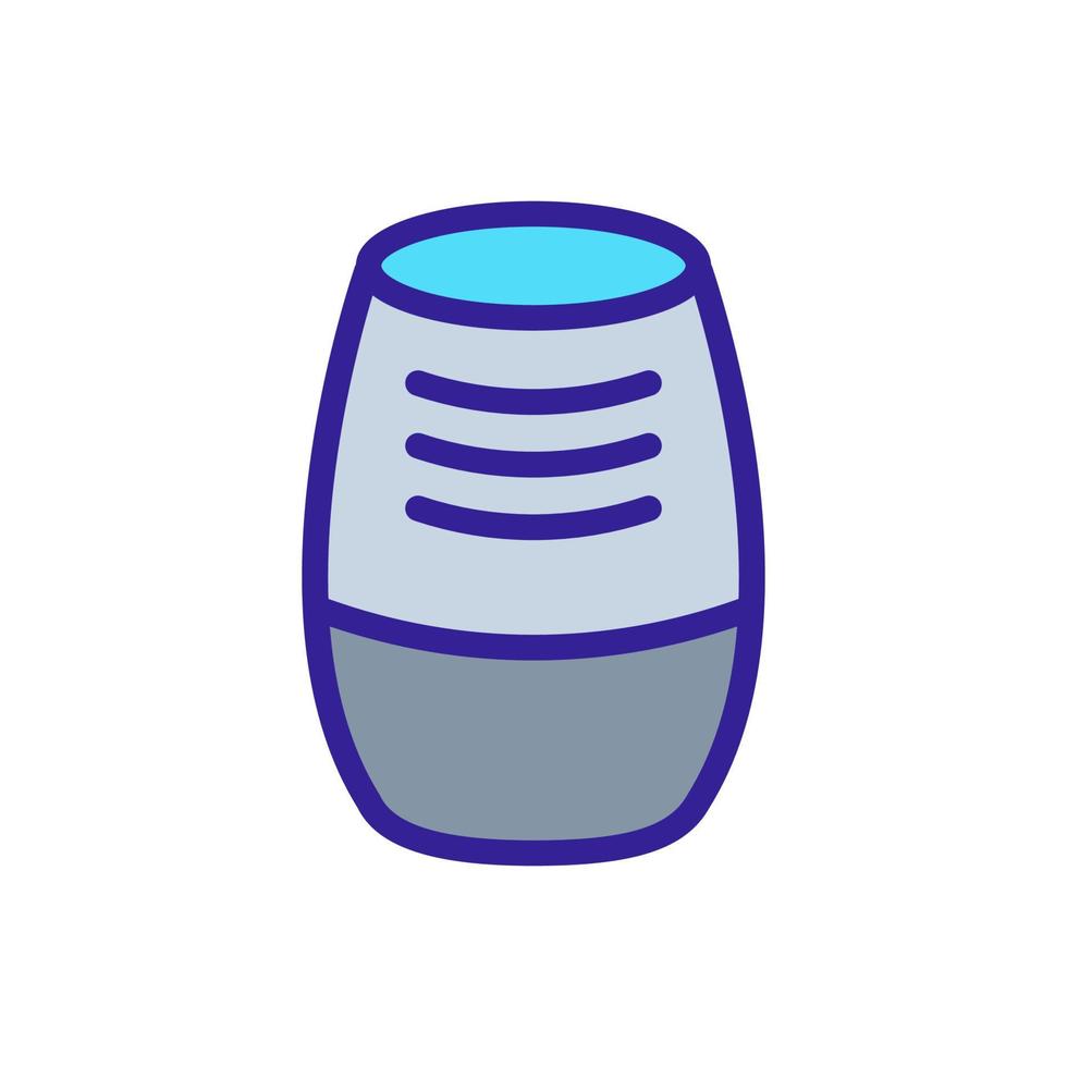 voice control icon vector. Isolated contour symbol illustration vector