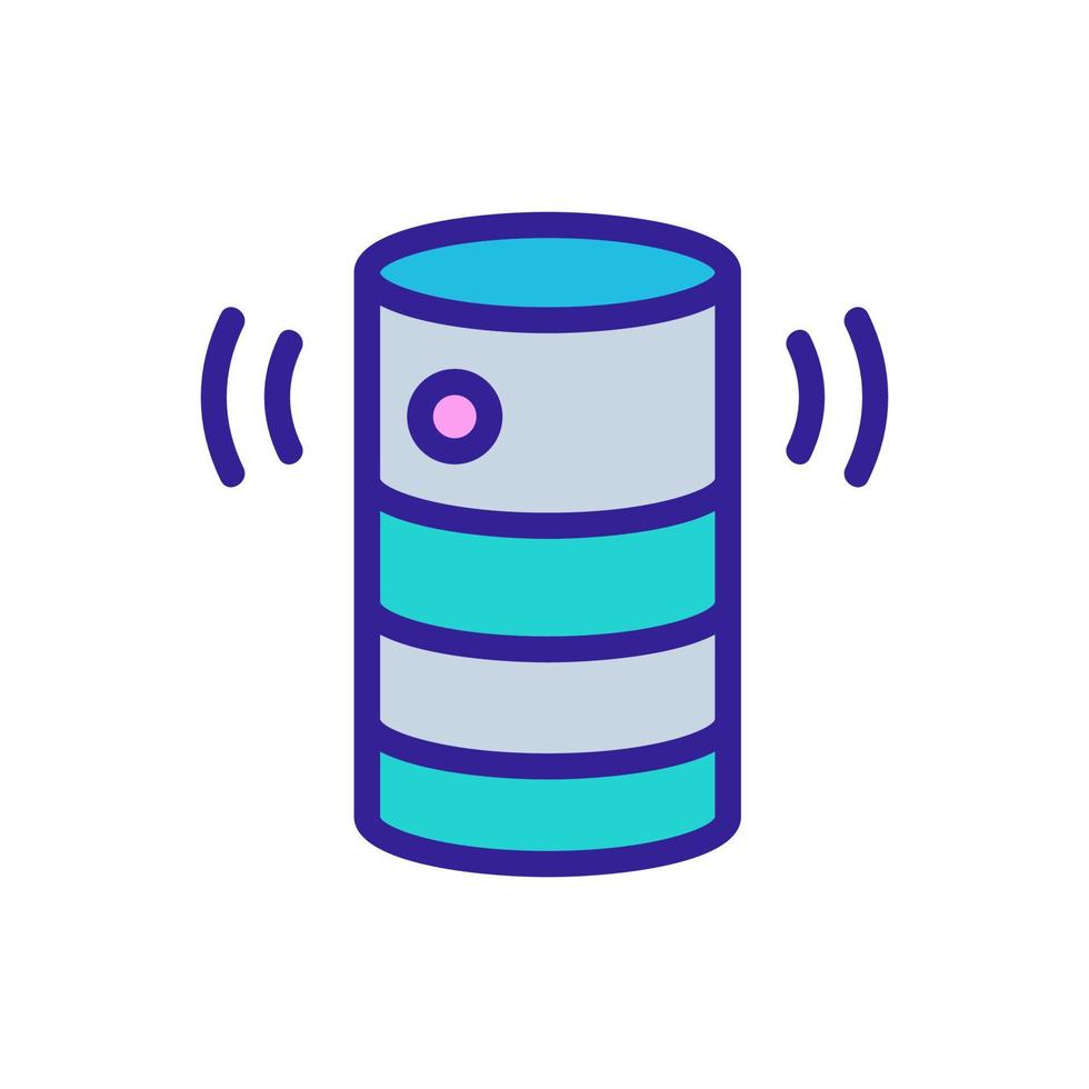 voice control icon vector. Isolated contour symbol illustration vector