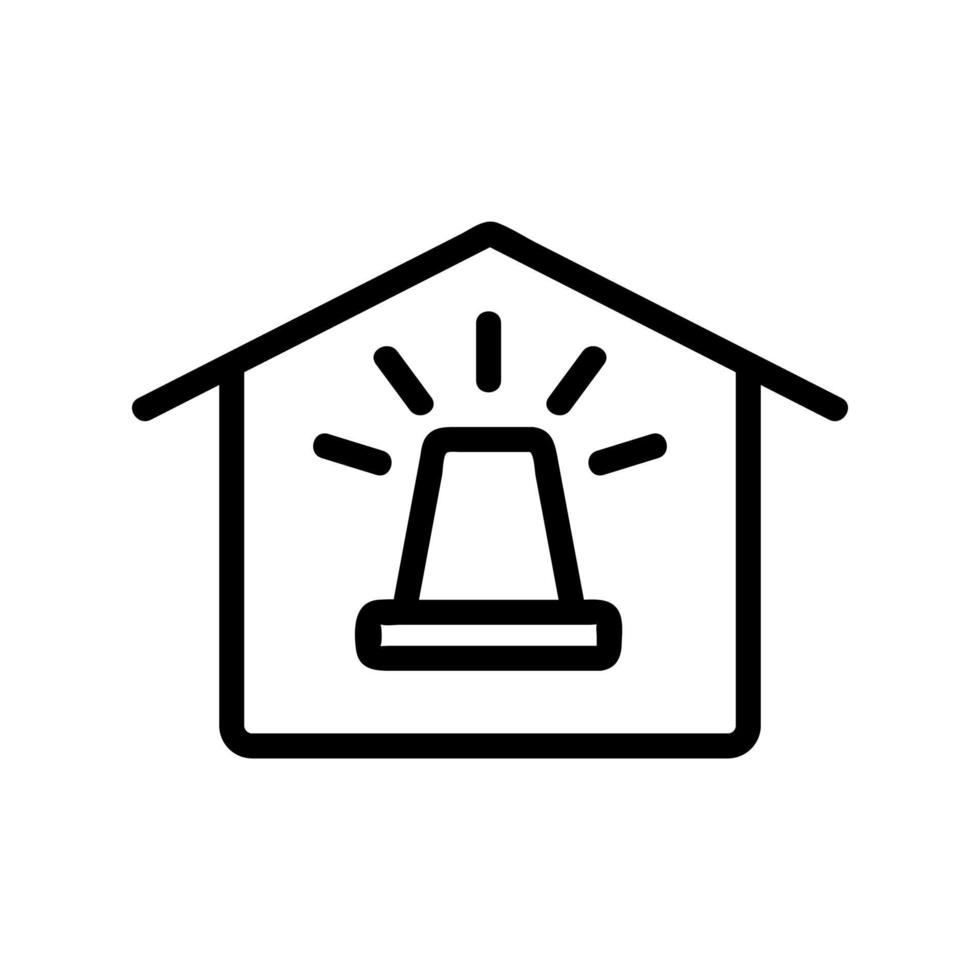 vector de icono de casa inteligente. ilustración de símbolo de contorno aislado