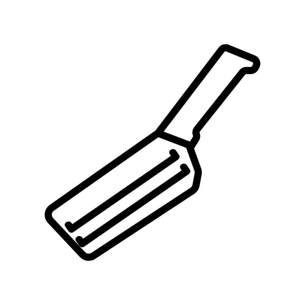 hand grater with handle icon vector outline illustration