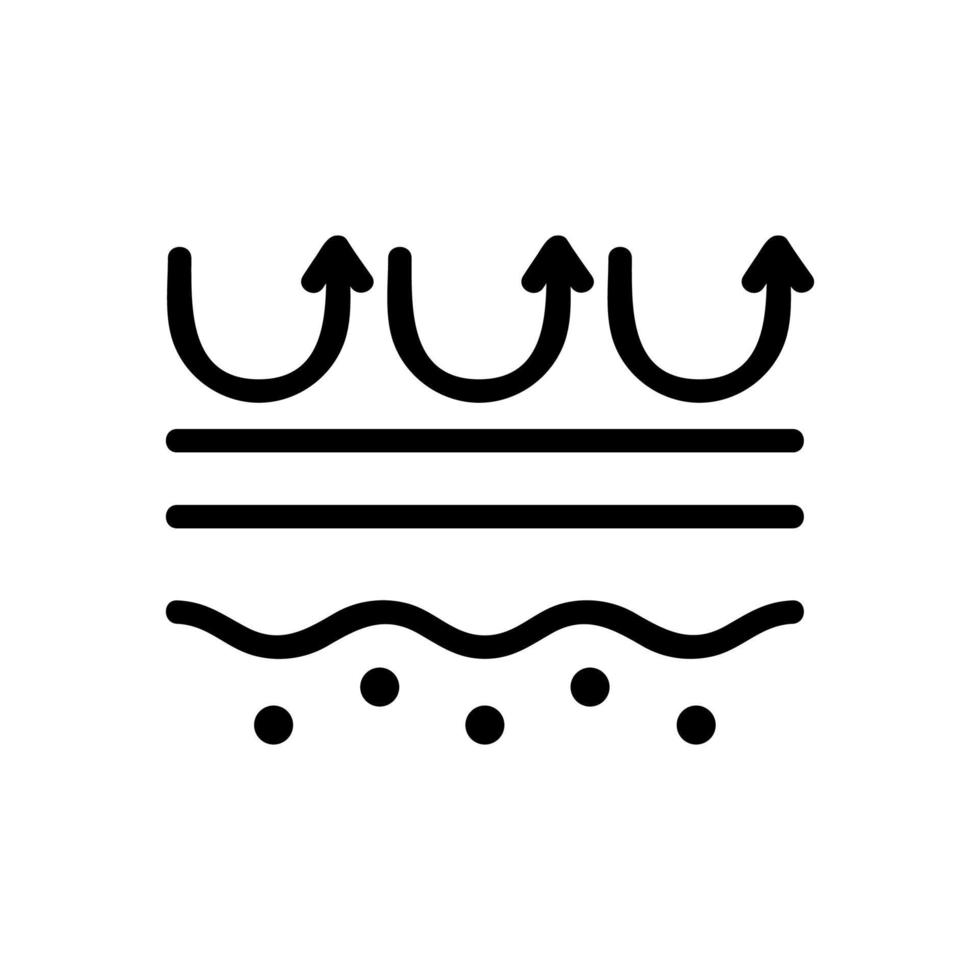 Skin care icon vector. Isolated contour symbol illustration vector