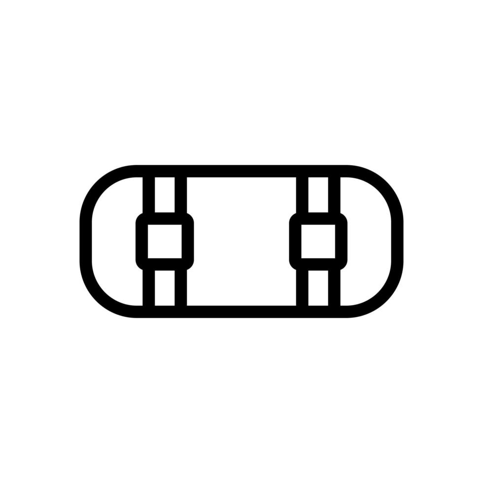 rolled up sleeping bag icon vector outline illustration