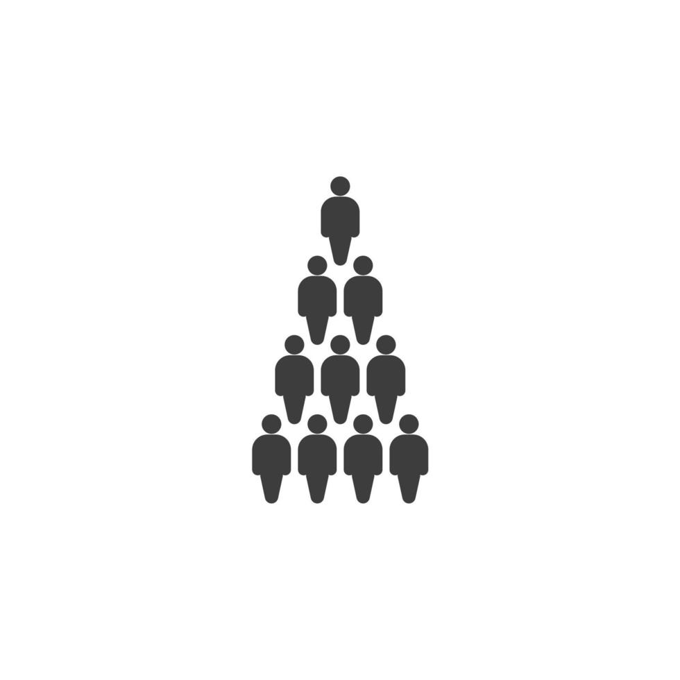 Vector sign of the People symbol is isolated on a white background. People icon color editable.