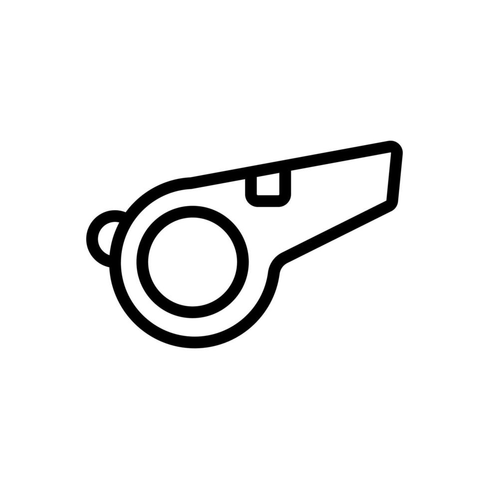 Whistle icon vector. Isolated contour symbol illustration vector