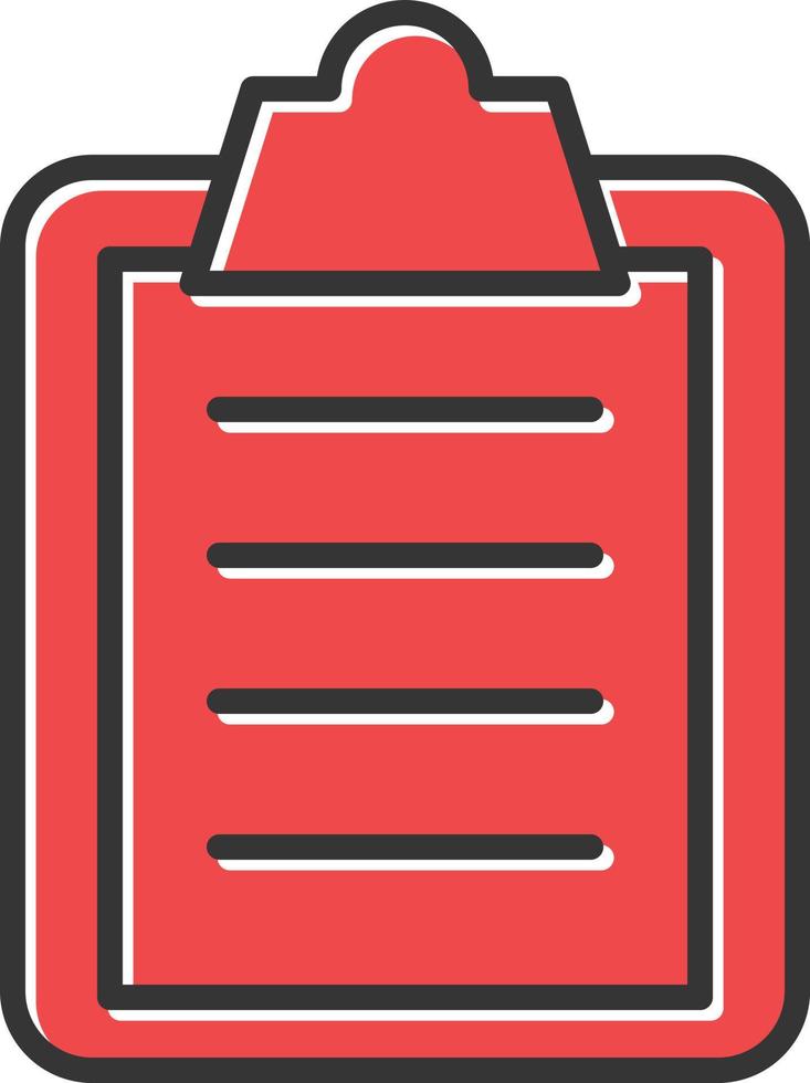 Checklist Filled Retro vector