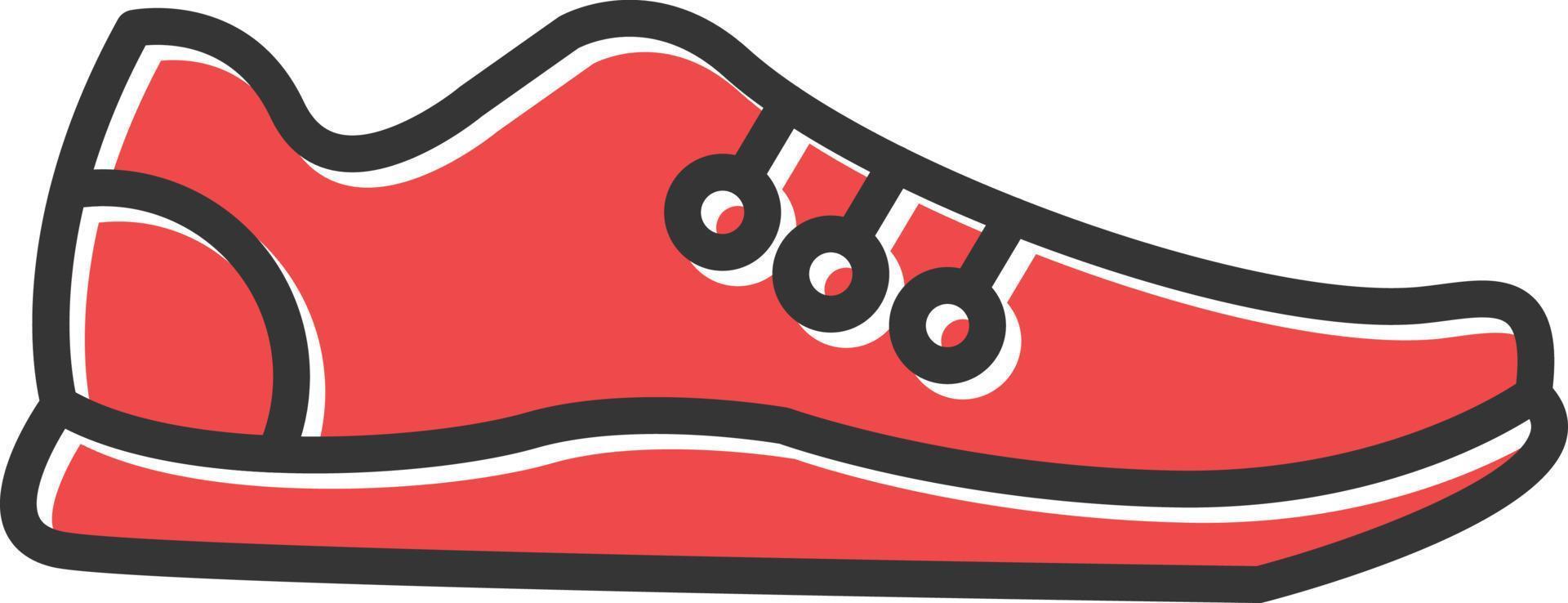 Footwear Filled Retro vector