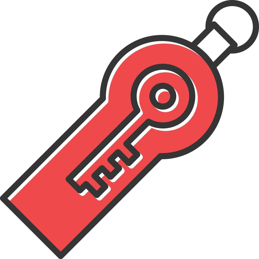 Security Token Filled Icon vector