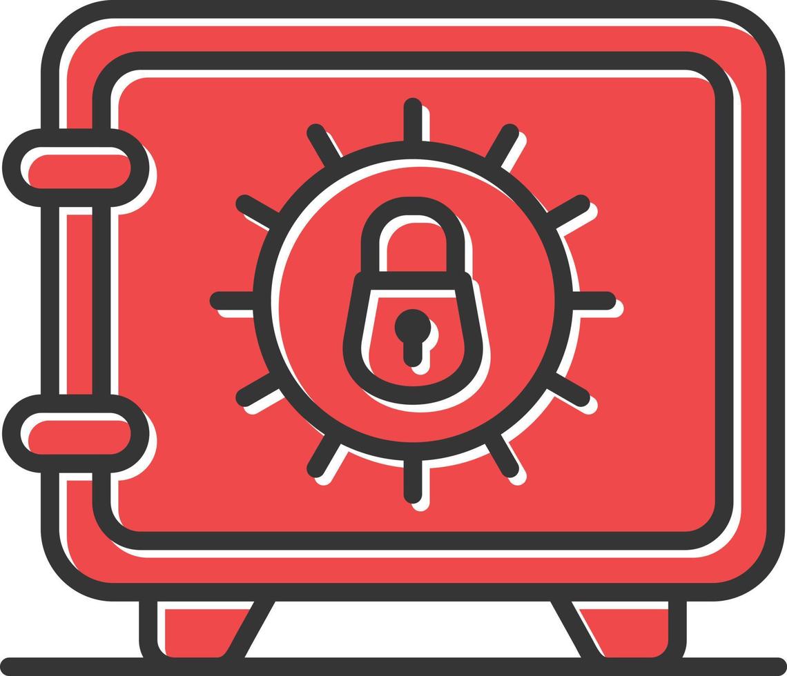 Safebox Filled Retro vector