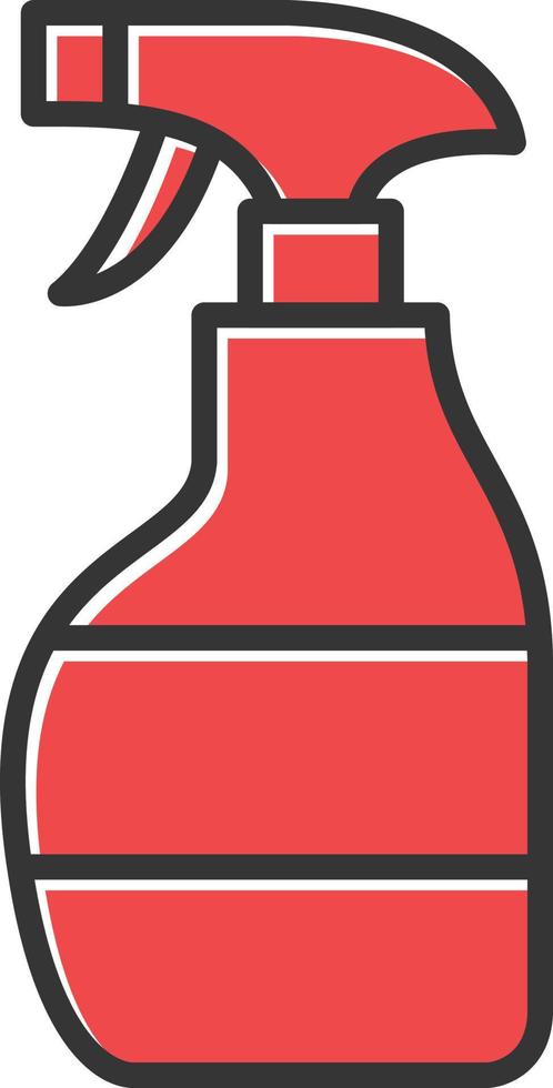 Cleaning Spray Filled Retro vector