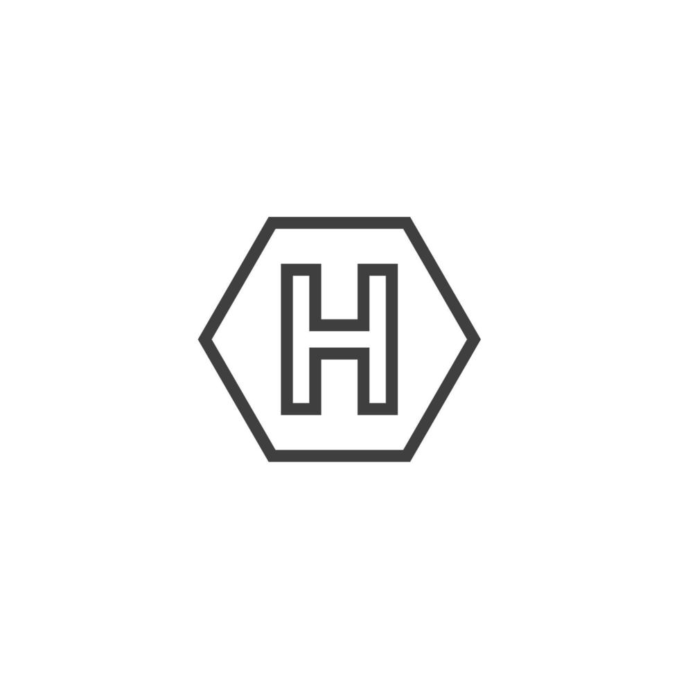 Vector sign of the Helipad symbol is isolated on a white background. Helipad icon color editable.