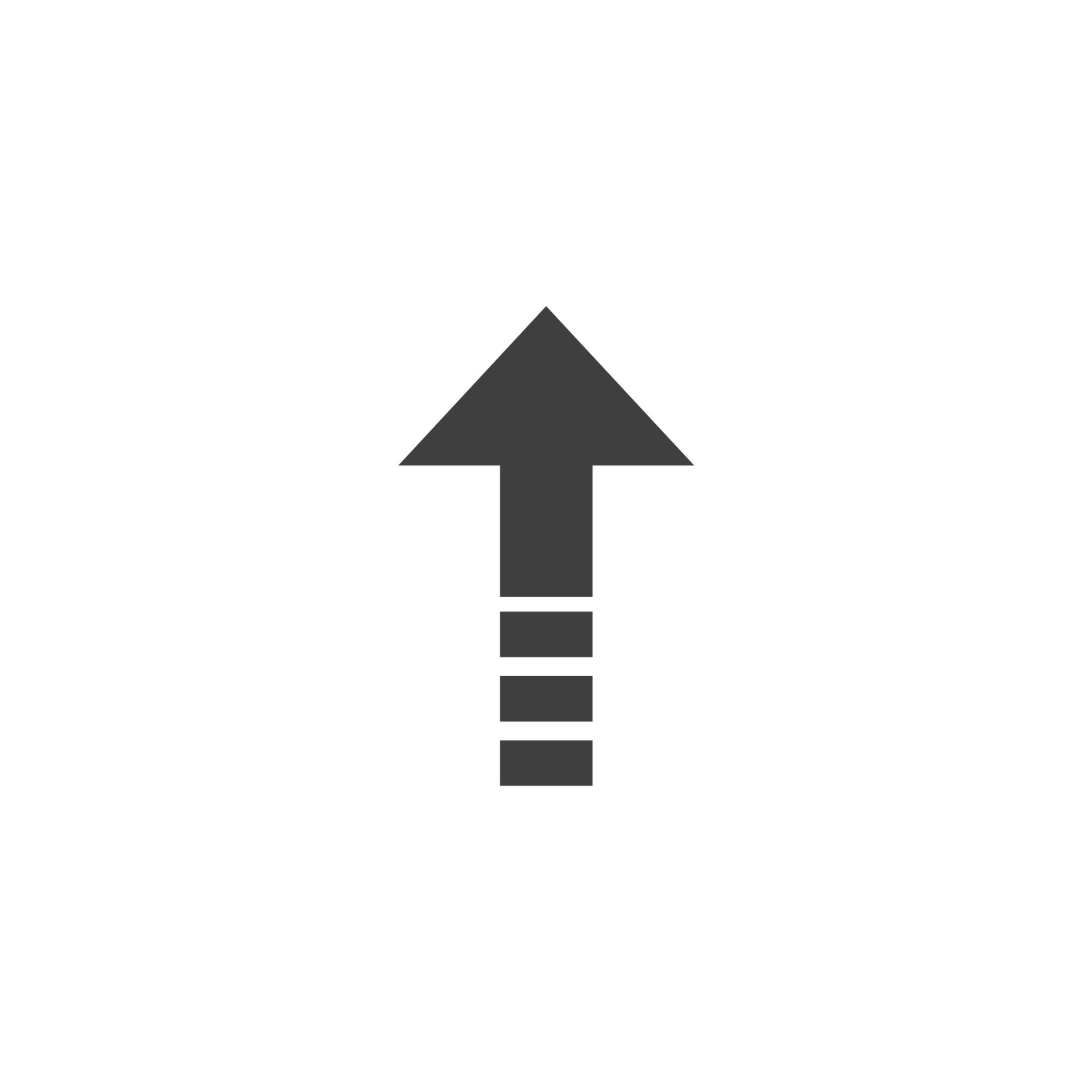 Vector sign of the up arrow symbol is isolated on a white background