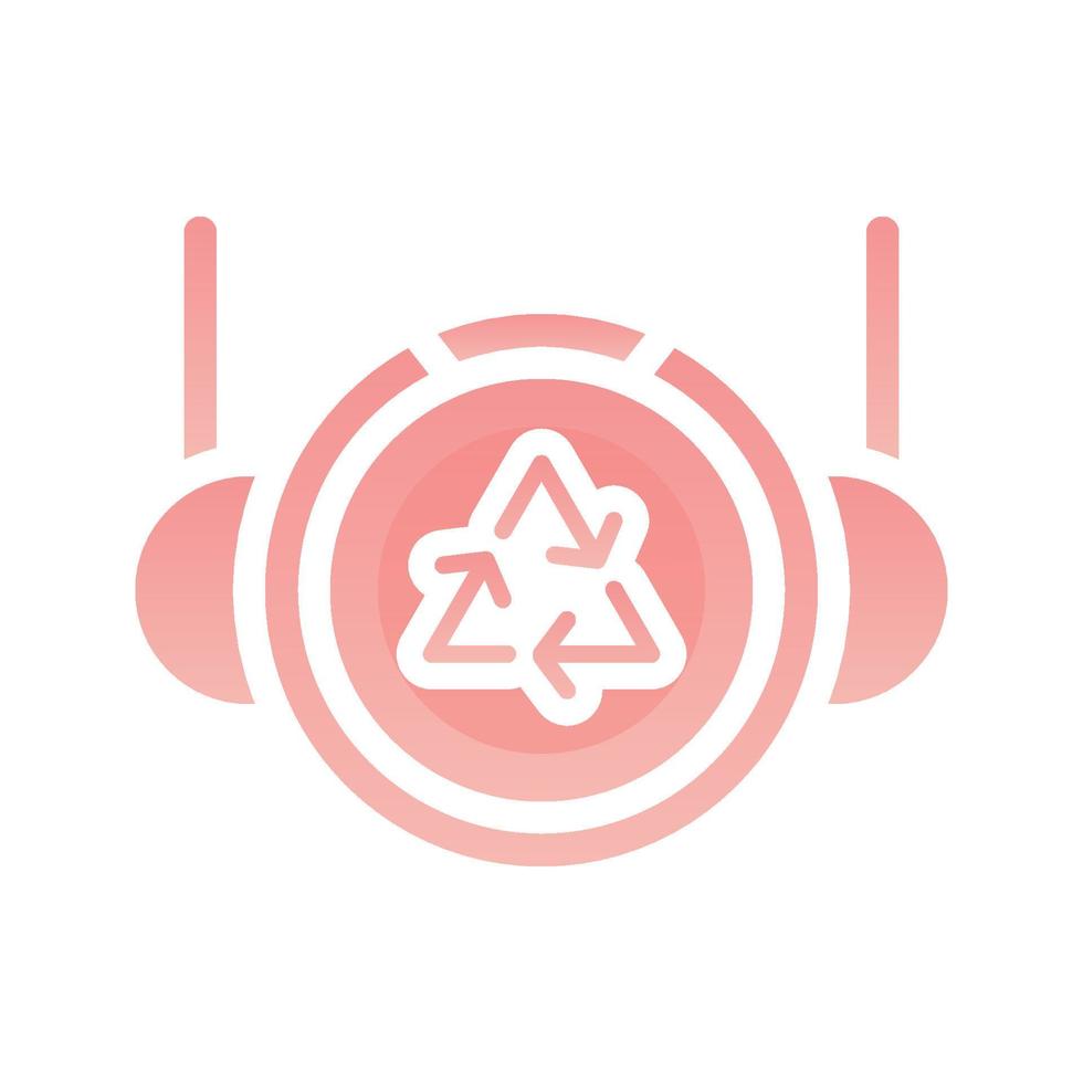 recycle astronaut logo gradient design template icon element 9685186
