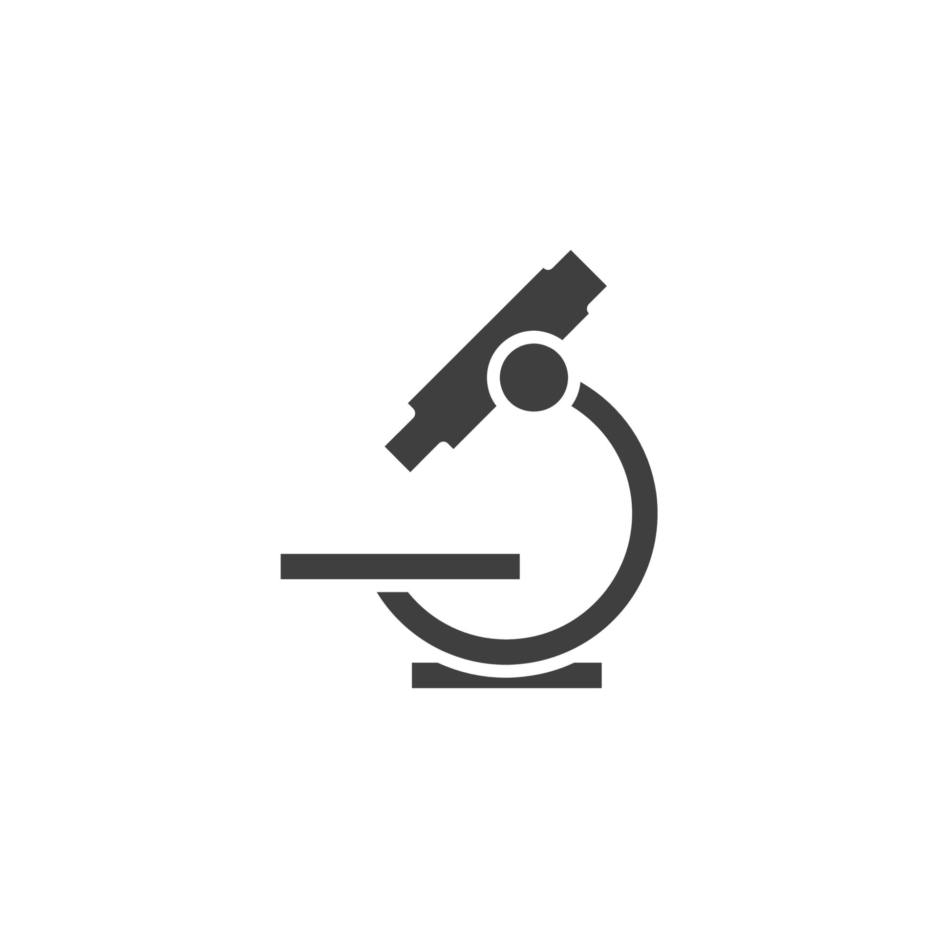 Vector sign of the microscope symbol is isolated on a white background. microscope  icon color editable. 9685782 Vector Art at Vecteezy