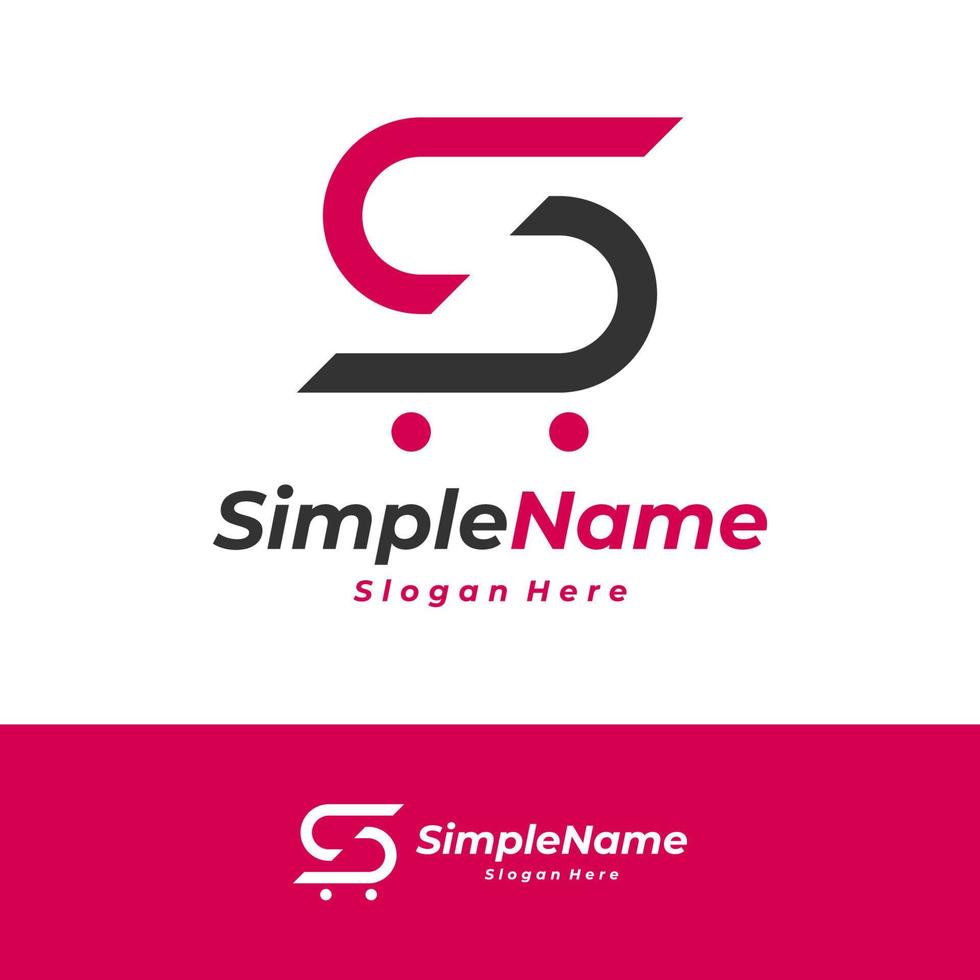 Letter S Logo Design Template. Initial S logo concept vector. Creative Icon Symbol vector