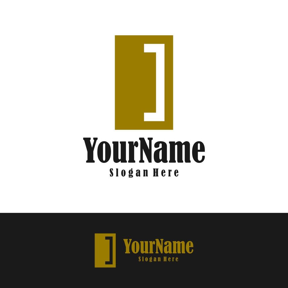 Door Logo Design Template. Door logo concept vector. Creative Icon Symbol vector