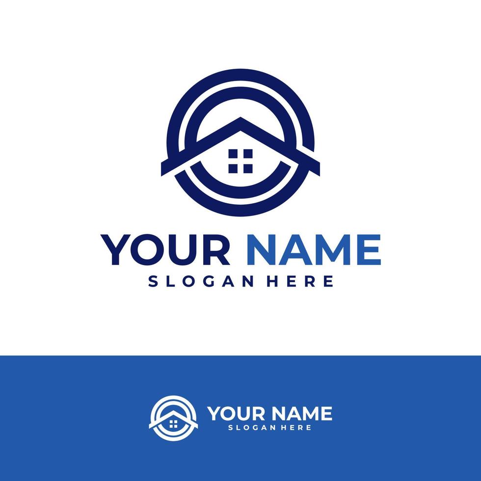 Letter SC House Logo Design Template. House logo concept vector. Creative Icon Symbol vector