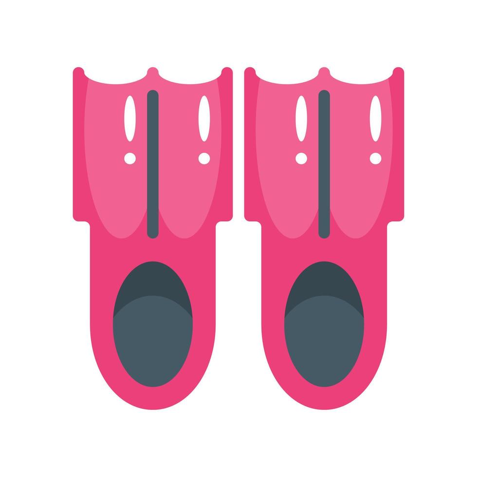 flip flops flat style icon. vector illustration for graphic design, website, app