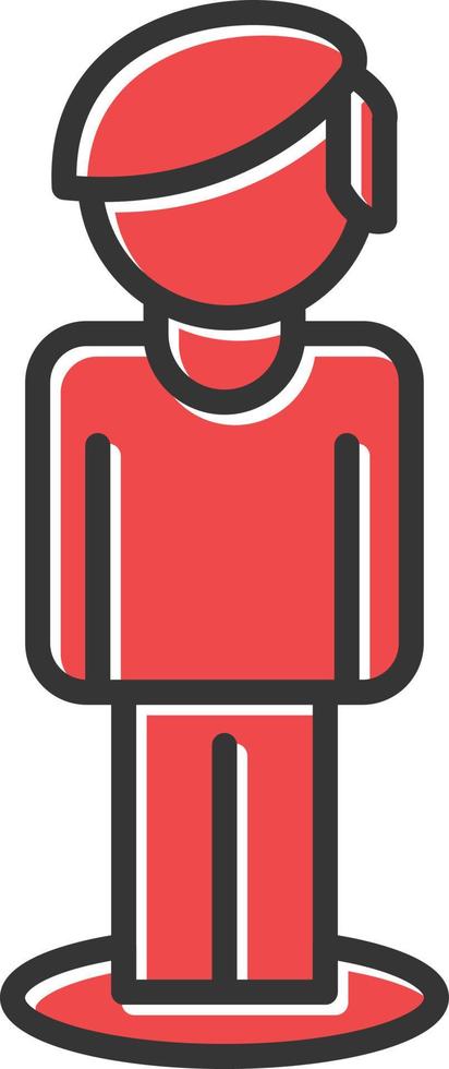 Avatar Filled Icon vector