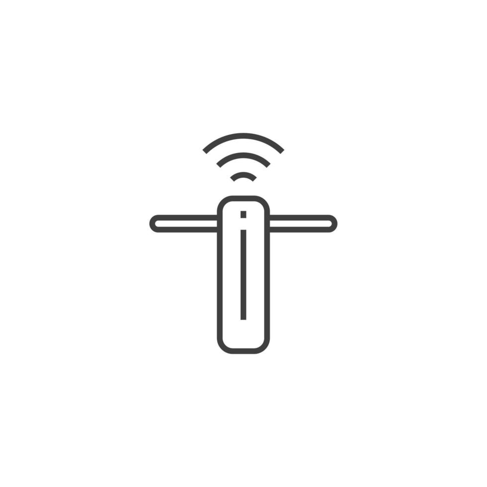 Vector sign of the router symbol is isolated on a white background. router icon color editable.