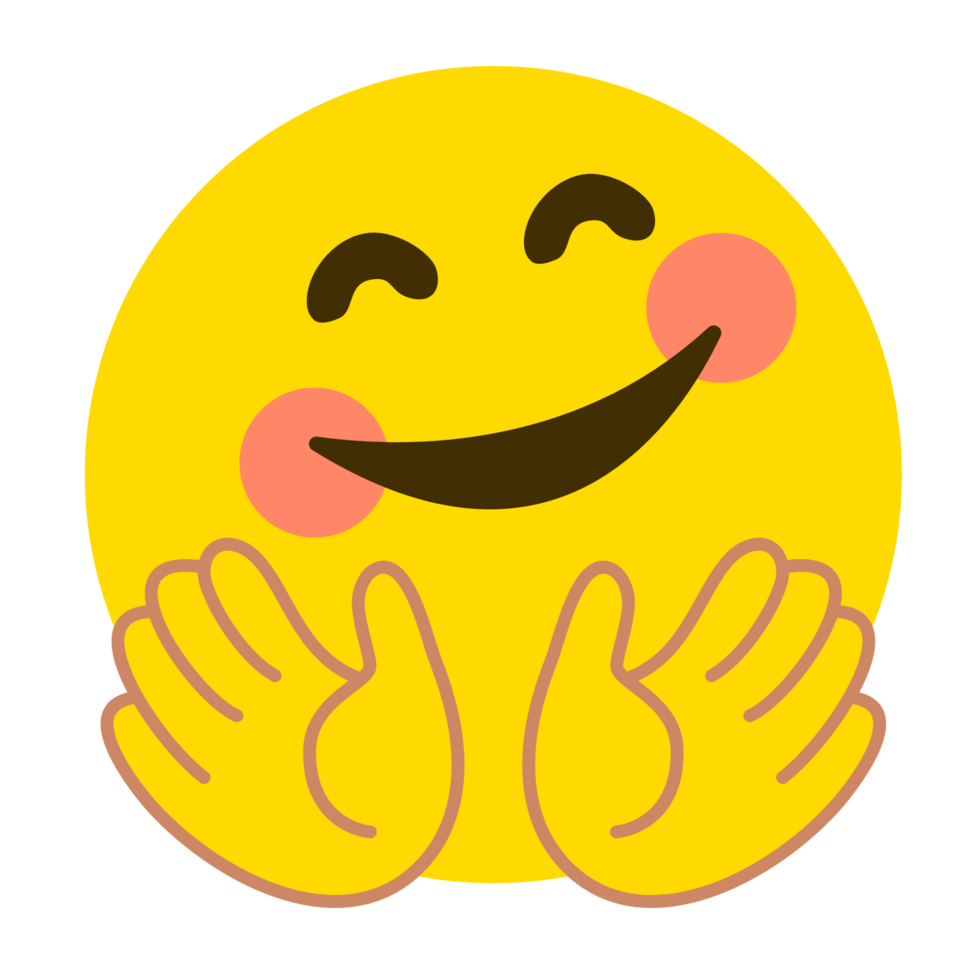 Emoji Yellow Face Congratulations PNG File